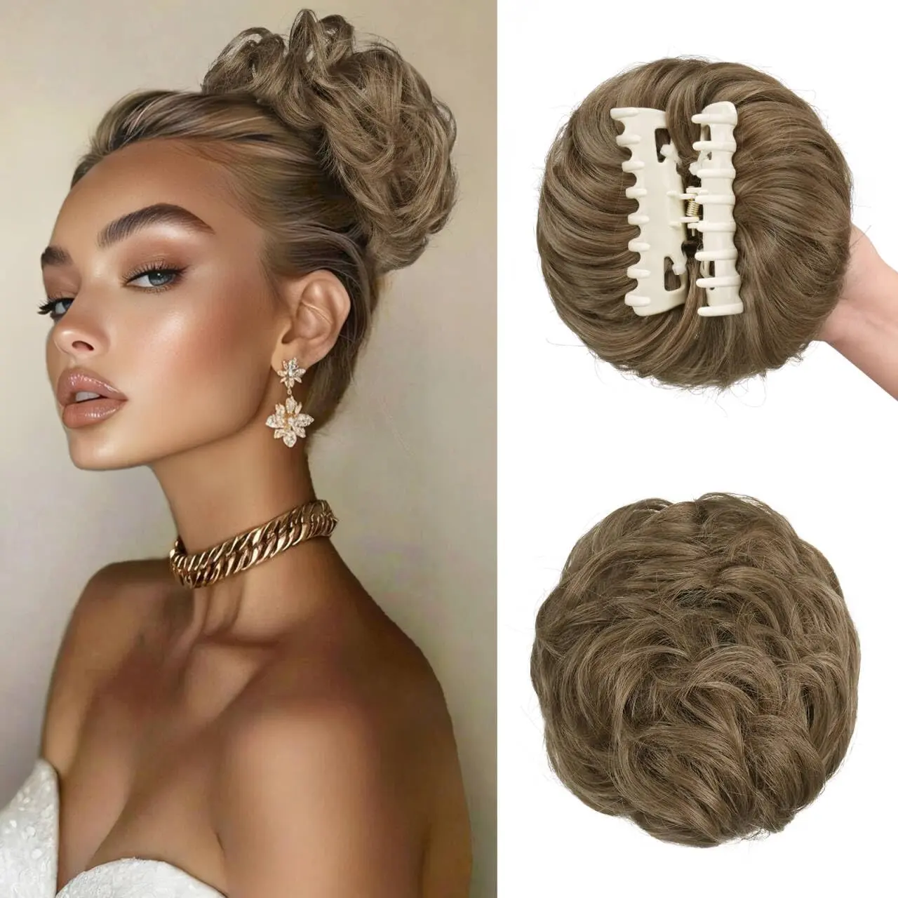 Light Brown mix Natural Blonde