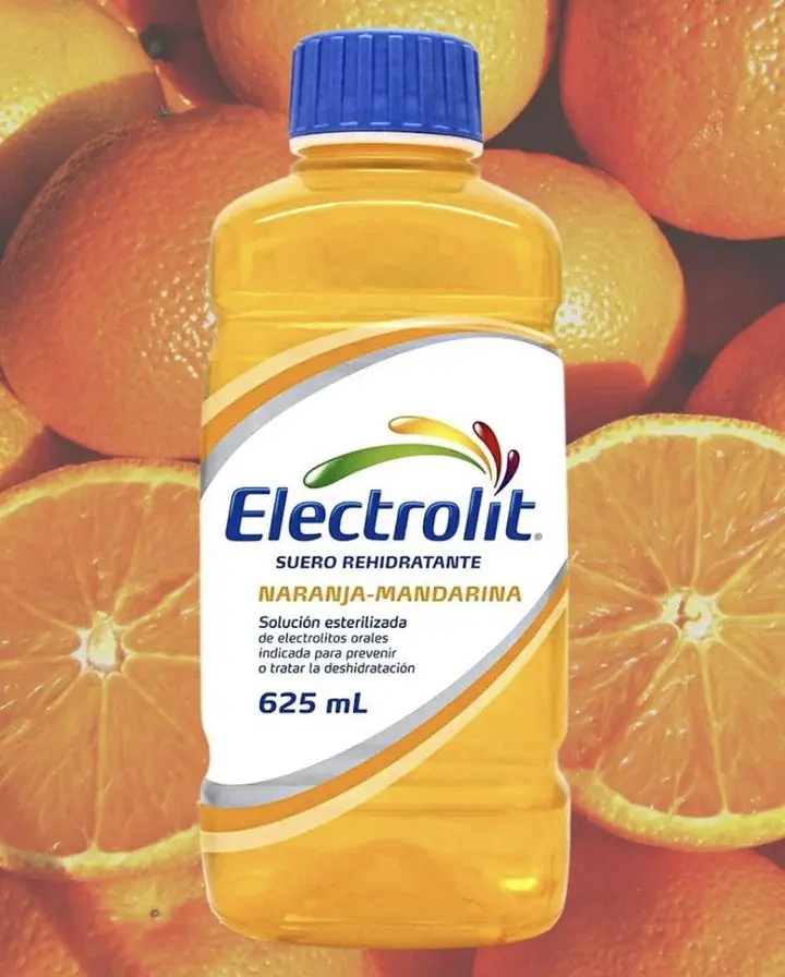 Electrolit Electrolyte Hydration Recovery Drink 21oz Naranja Mandarina 12 Pk