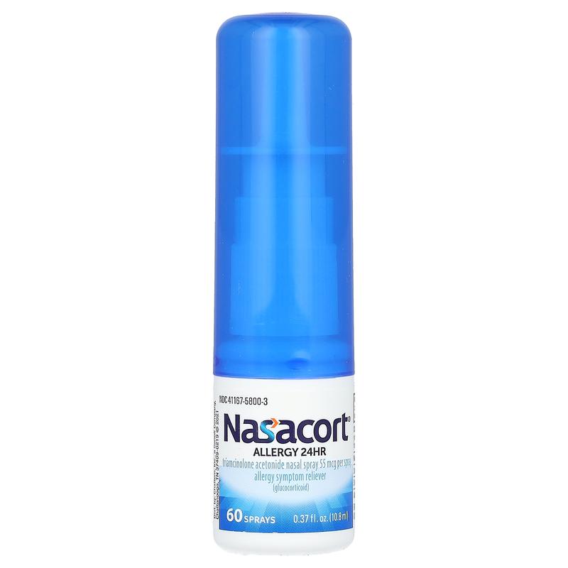 Nasacort Multi-Symptom Allergy 24 HR,  Alcohol Free, Scent-Free, 55 mcg, 60 Sprays , 0.37 fl oz (10.8 ml)