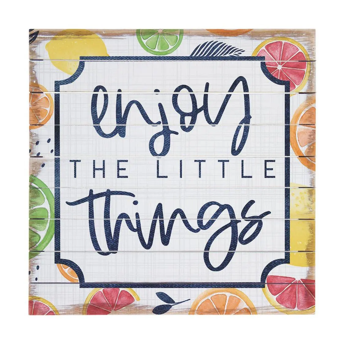 Sincere Surroundings 14" Enjoy Things Fruit Perect Pallet