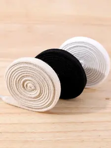 2 Pairs Classic Cotton Shoelaces, Durable Non-Pilling, Fits Sports Shoes, Casual Daily Use, Campus Friendly