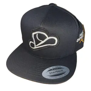 El Del Sombrero MZ Gorra NEGRA SnapBack 2 Deigns