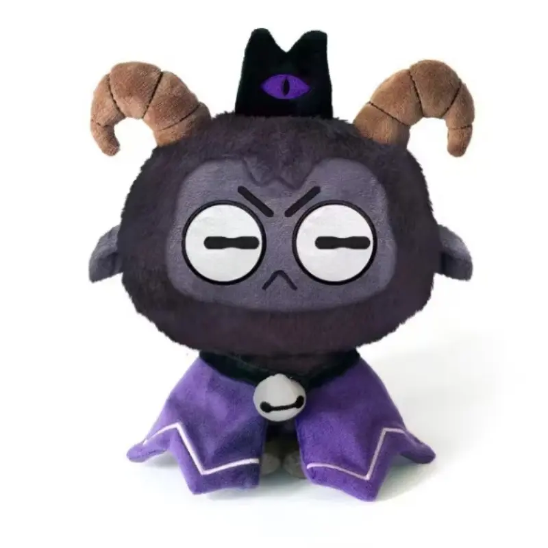 25cm Cthulhu-Style Cult of the Lamb Little Lamb Stuffed Toy - Adventure Dungeon Game Horror Cute Collectible for Collectors, Soft Cuddly Unisex Gift, Soft Plush Doll Pillow, Soft Cuddly Gift