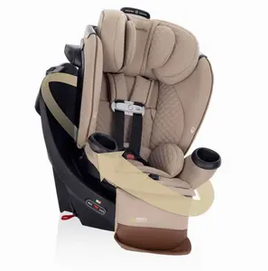 Revolve360 Extend All-in-One Rotating Car Seat with Green & Gentle Fabric