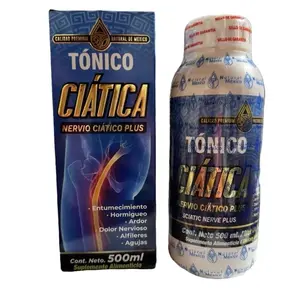 Suplemento Ciática Sciatic Nerve Plus Tónico Bebible 500 ml - Vitamin, Fitness Mineral Supplement Healthcare Edible Dietary Natural Bathroom