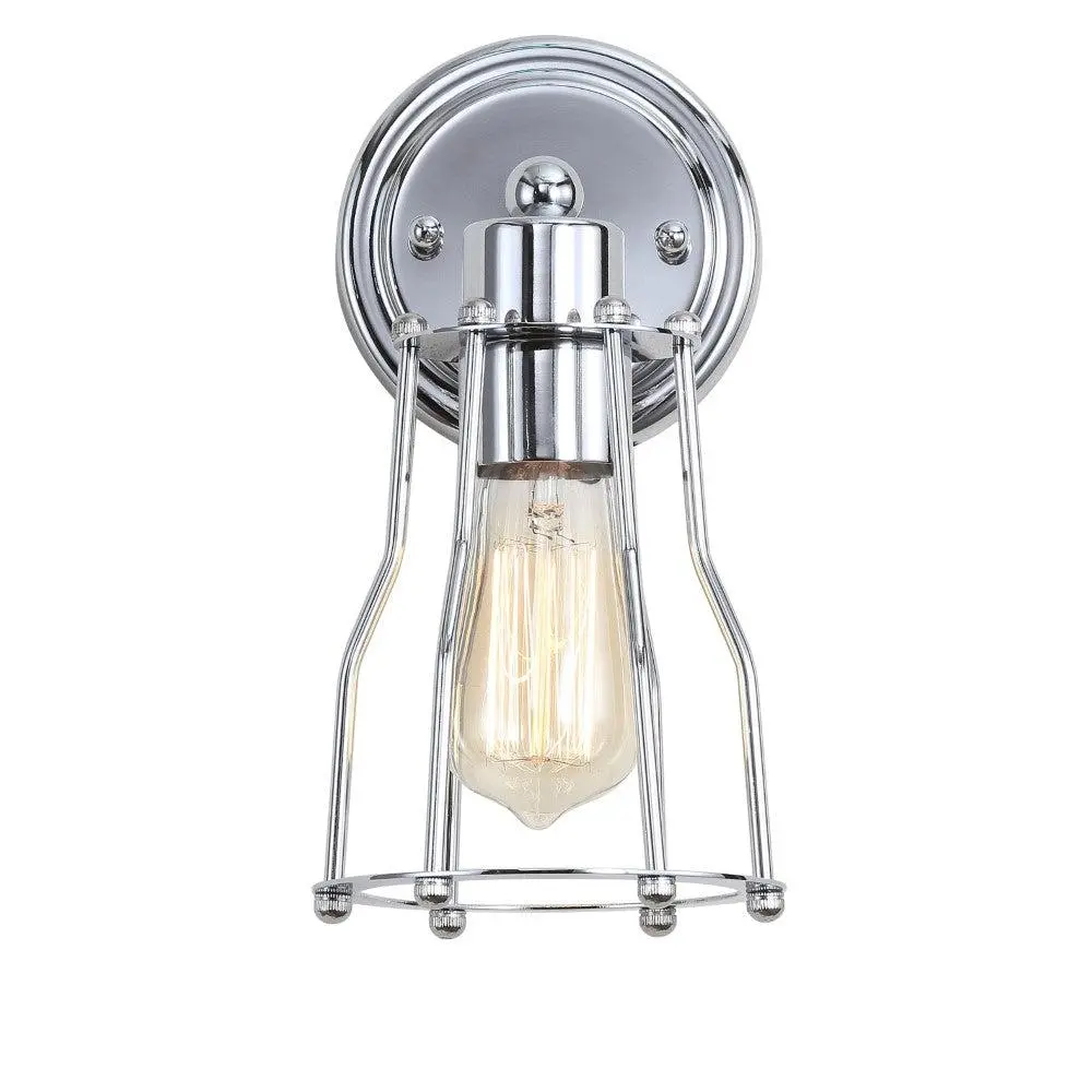 JONATHAN Y Evelyn Metal Vanity LED Wall Sconce - Contemporary Modern Rustic Lamp with Edison Bulb, Atmosphere Lighting for Vanity Setup, Living Room