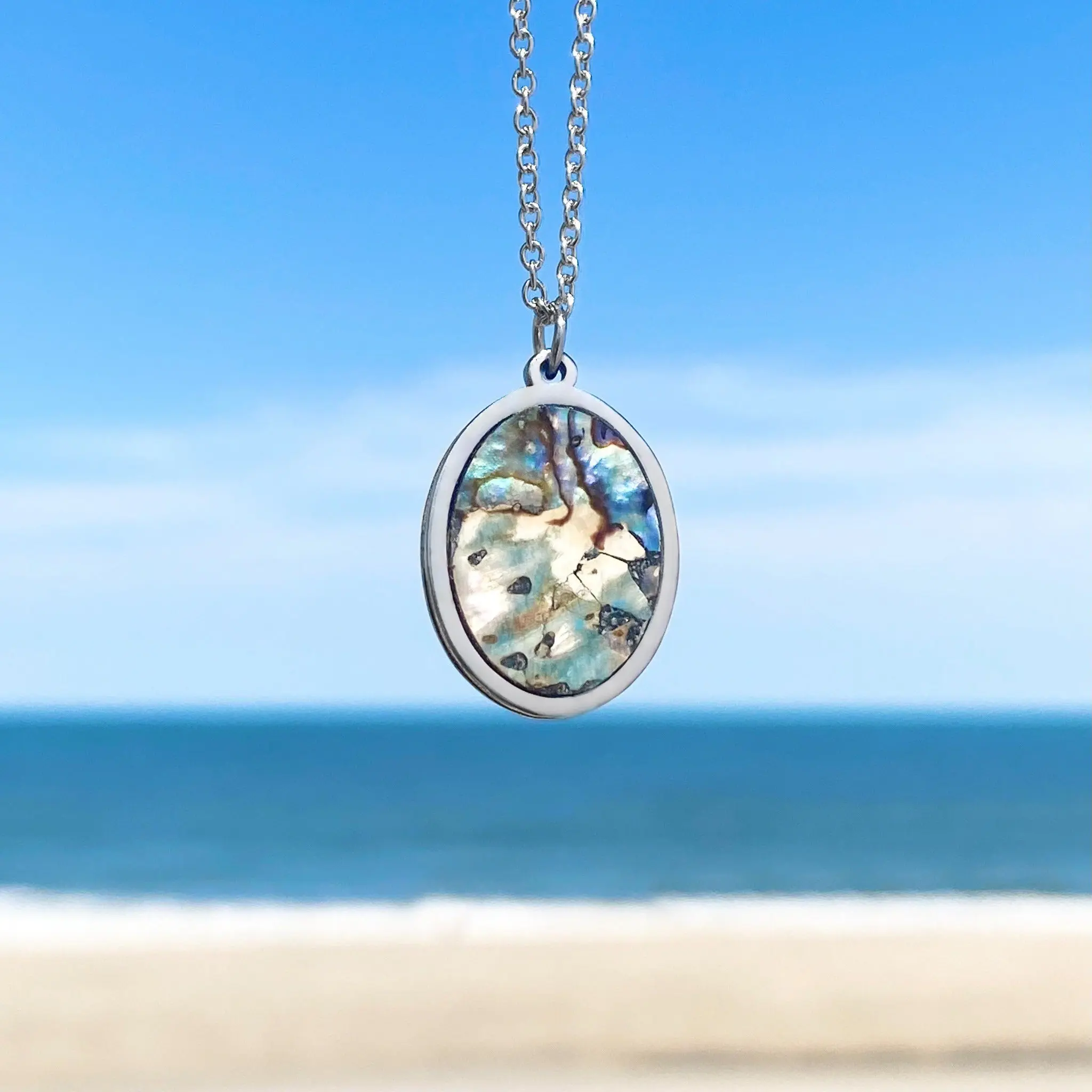 Abalone Oval Necklace
