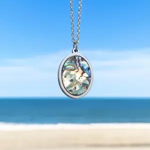Abalone Oval Necklace