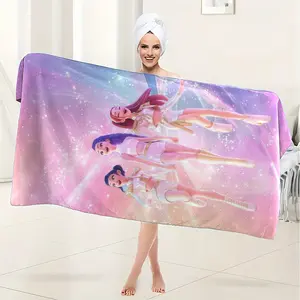 Super Soft Microfiber Bath & Beach Towels, Quick-Dry Lightweight Design, Ideal for Bathroom, Travel, Yoga, Camping, Gym Use