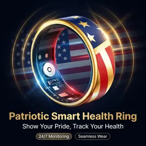 Liberty Smart Ring - America 250th Anniversary Limited Edition, Sleep & Activity Tracker, Heart Rate, HRV & SpO2 Monitoring, 5-7 Day Battery Life, No Subscription, Compatible with Android & iOS
