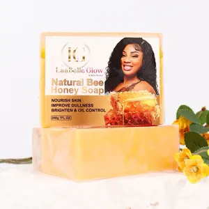 3X Organic Brightening Honey Soaps Control Oil Fade Dark Spots Even Skin Tone Facial 200g 7FL.OZ - 3 Big Face and Body soaps
