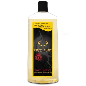 Scent Thief Earth Scent Body Wash & Shampoo - 16 FL OZ - No Smell System - Odor-Blocking Technology - General Hair & Body Cleansing