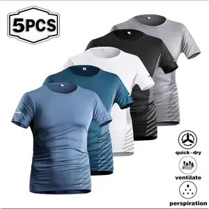 SummerVibes new summer quick drying T-shirt ice silk short sleeved summer round neck sports short sleeved versatile, no choice