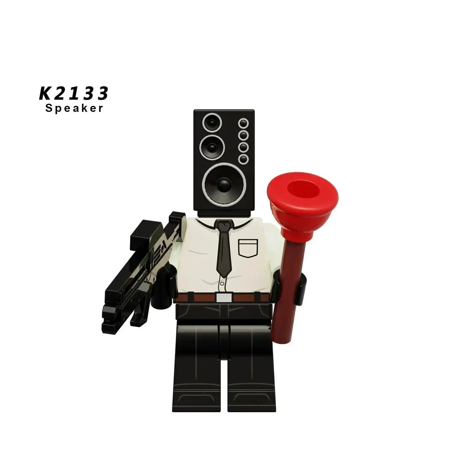 New KDL SWAT Skibidi Toilet Man Figures Anime Block Toys TvMan