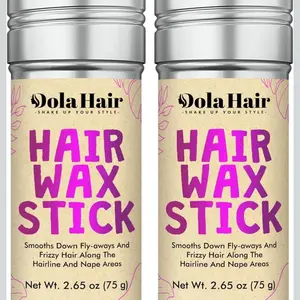 Dola Hair TSA Approved Leakproof Travel Bottles Set - Smooths Down Fly-aways and Frizzy Hair Along the Hairline and Nape Areas