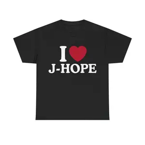 I Love J-Hope Shirt, Kpop Fan Shirt, Kpop Fan Gift 90S Style, Music Tour Gift Unisex, Gift For Women And Man