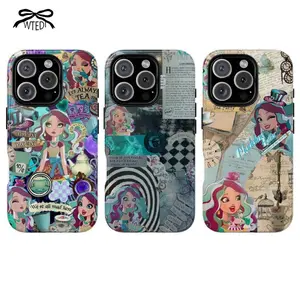 Madeline Hatter Queen Phone Case, Ever After High Phone Case, Childhood Memories Phone Case Suitable for iPhone 17-11 Pro Max/Plus and  Samsung Galaxy S23-25