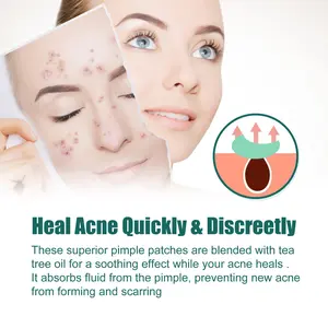 EELHOE Colorful Acne Patch, Repair And Clean The Mouth Blemish Clear Pocket Colorful Shaped Acne Patch