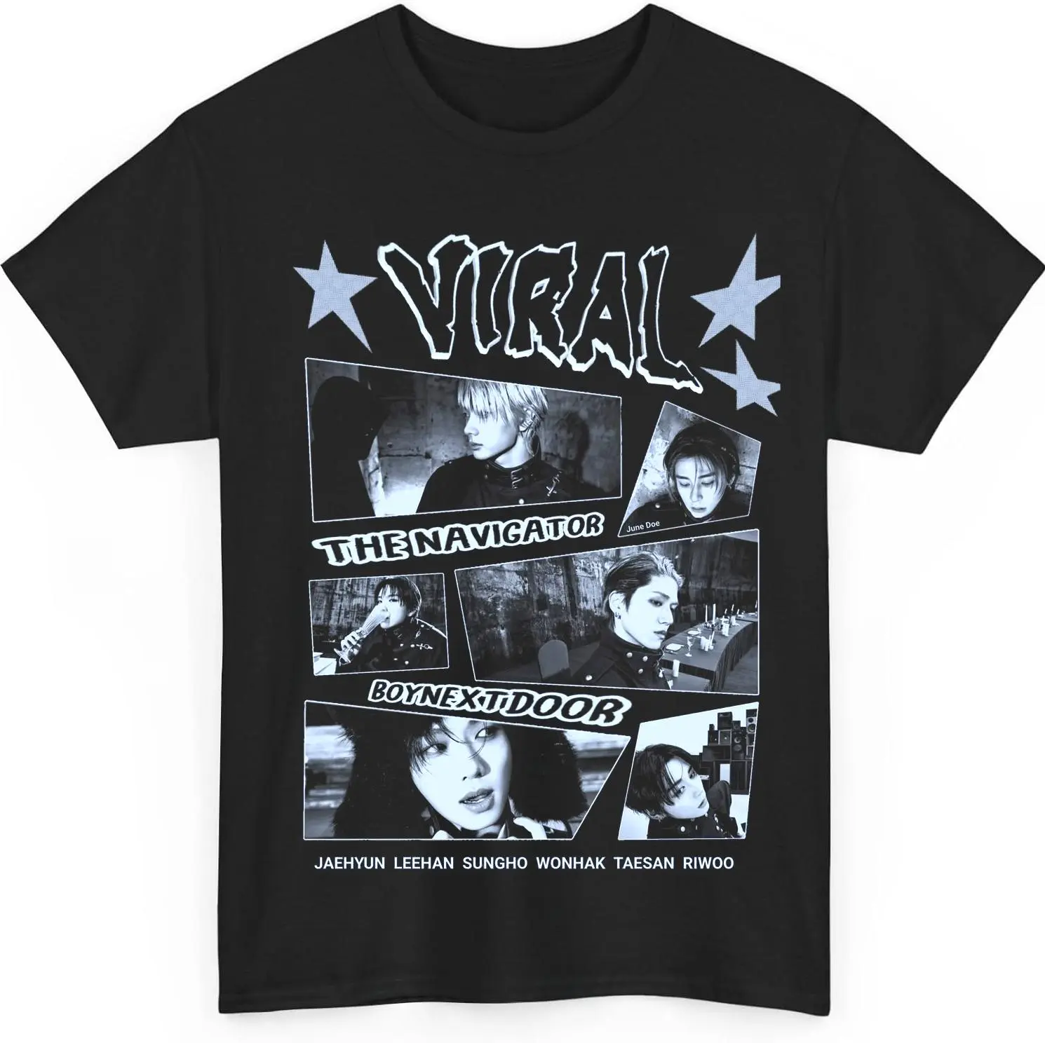 Jaehyun BOYNEXTDOOR 2026 Tour K-pop Graphic Shirt HY6843