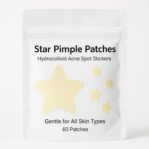Star Acne Patches – Hydrocolloid Pimple Patch Kit • Overnight Spot Treatment • Cute Star Design • Clearer Skin Fast