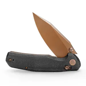 Trivisa Hornet-BM Pocket Folding Knife, 3.34" 14c28n Stainless Steel Micarta Handle, Edc Outdoor Tactical Climbing Hunting Tool