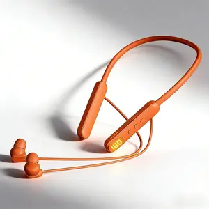 New Wireless Neckband Earbuds - 360° Stereo Audio, LED Power Display, Long Durable Battery Life, Bluetooth Headset, Noise Reduction, Digital Electronic Headphones for Sports, Running, Compatible with Phones, Tablets
