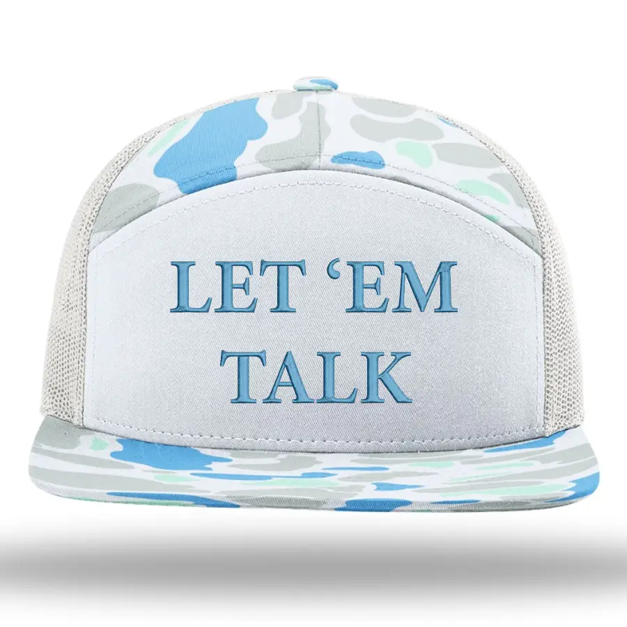 Let 'EM Talk Embroidered Richardson Hat