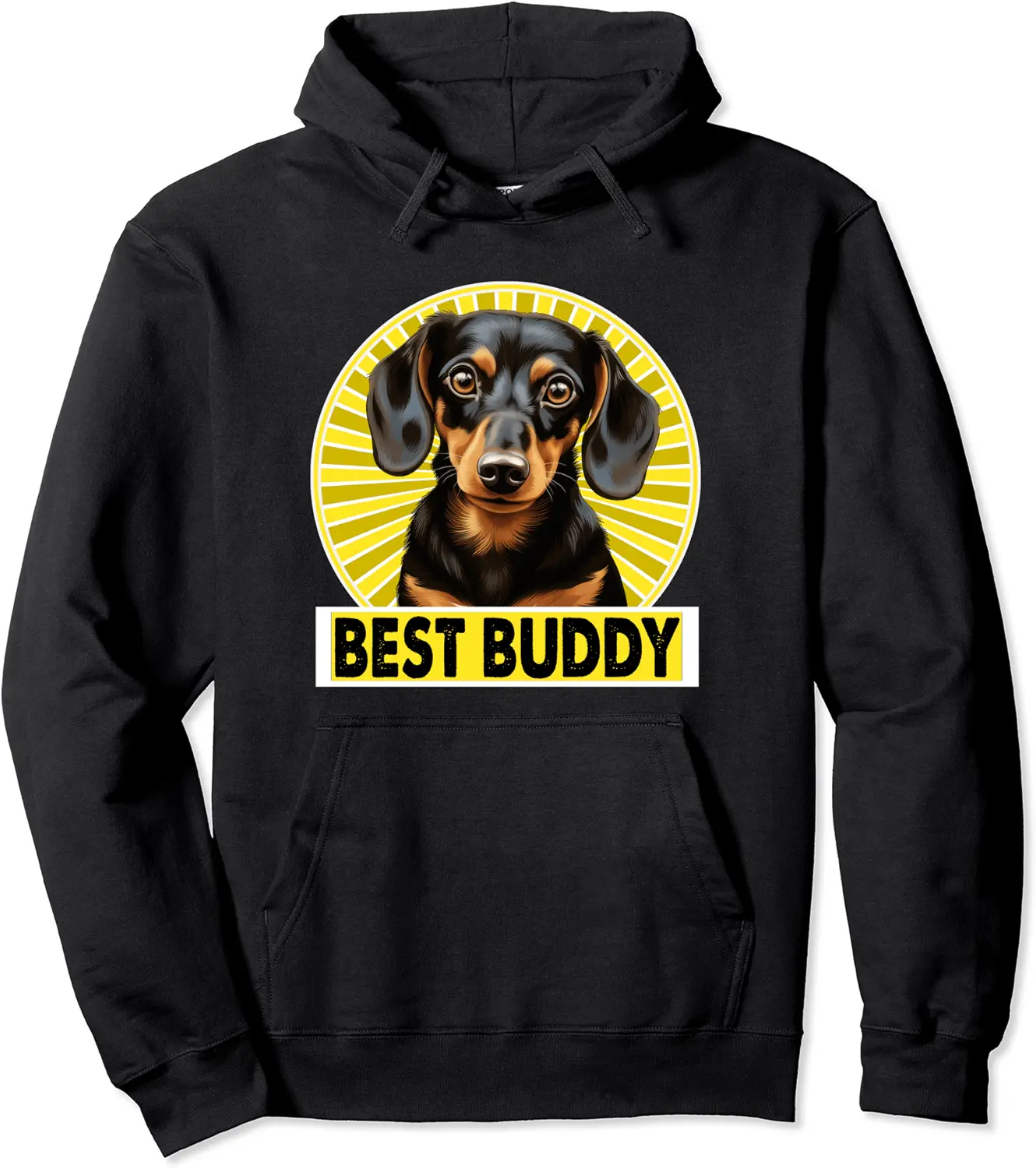 Dachshund Best Buddy Dog Breed Funny Furry Canine Friend Pet Pullover Hoodie - Autumnsc Shop 98B0CN3T8M3S