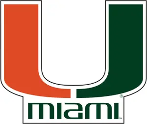University of Miami "U-Miami" Decal