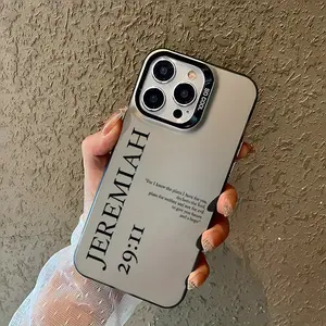 Letter Pattern Protective Shockproof Phone Case Casing, Phone Guard, Anti-drop Smartphone Protector Cover with Protection, Cellphone Accessories Compatible with iPhone 6 7 8 X XR XS 11 12 13 14 15 Pro Max