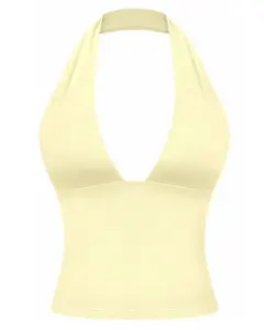Mariana Halter Top (Light Yellow)