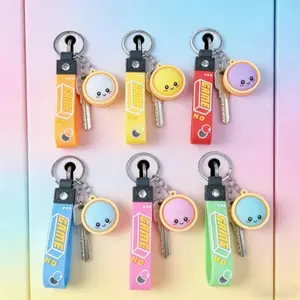 Cute Steamed Cage Keychain Gift Bag, Classroom Rewards, Birthday & Mother's Day Gifts, Random Color, Gift Bag Fillers, Decorations