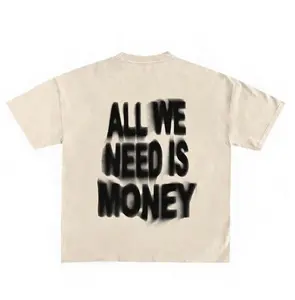 Y2K All We Need is Money - Y2k Graphic Tees - All We Need is Money - Y2k - Gift For Men & Women - Tops Streetwear Crewneck Casual Menswear Tshirt