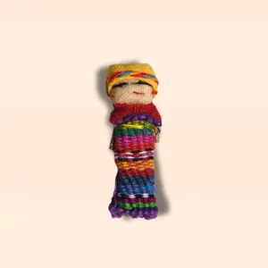 Handmade Guatemalan Worry Dolls - Multicolor Soft Stuffed Boho Gifts for Kids - 1.5-2" Tall, Fair Trade, Whimsical Stress Relief Toys