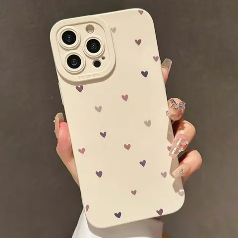 Heart Pattern Smartphone Case, Casing, Anti-drop Shockproof Durable TPU Phone Protective Cover, Phone Accessory Compatible with iPhone 6 7 8 X XR XS 11 12 13 14 15 Pro Max