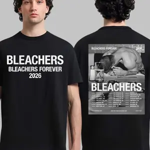 Vintage Bleachers North America Tour 2026 Schedule Shirt, Music Tour 2026 Shirt, Tour Music Shirt, Gift For Fan.
