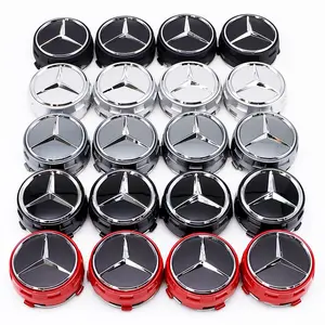 Mercedes-Benz G-Class Wheel HUB Center Caps Set, 4 Pieces 75mm Car Wheel Rim Covers Accessories, Durable & Stylish Design