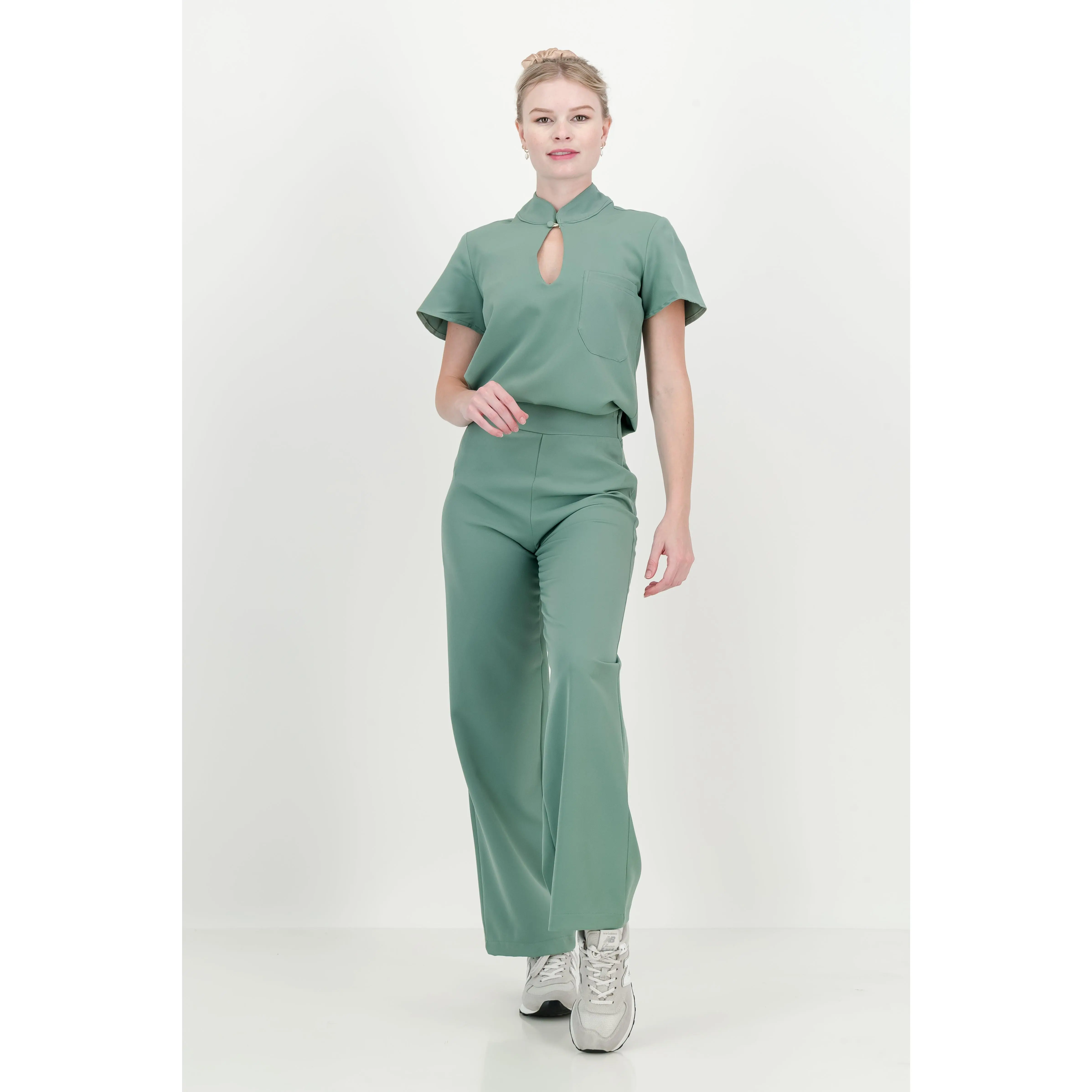 Women's Kyoto High Waist Set - Sage Green