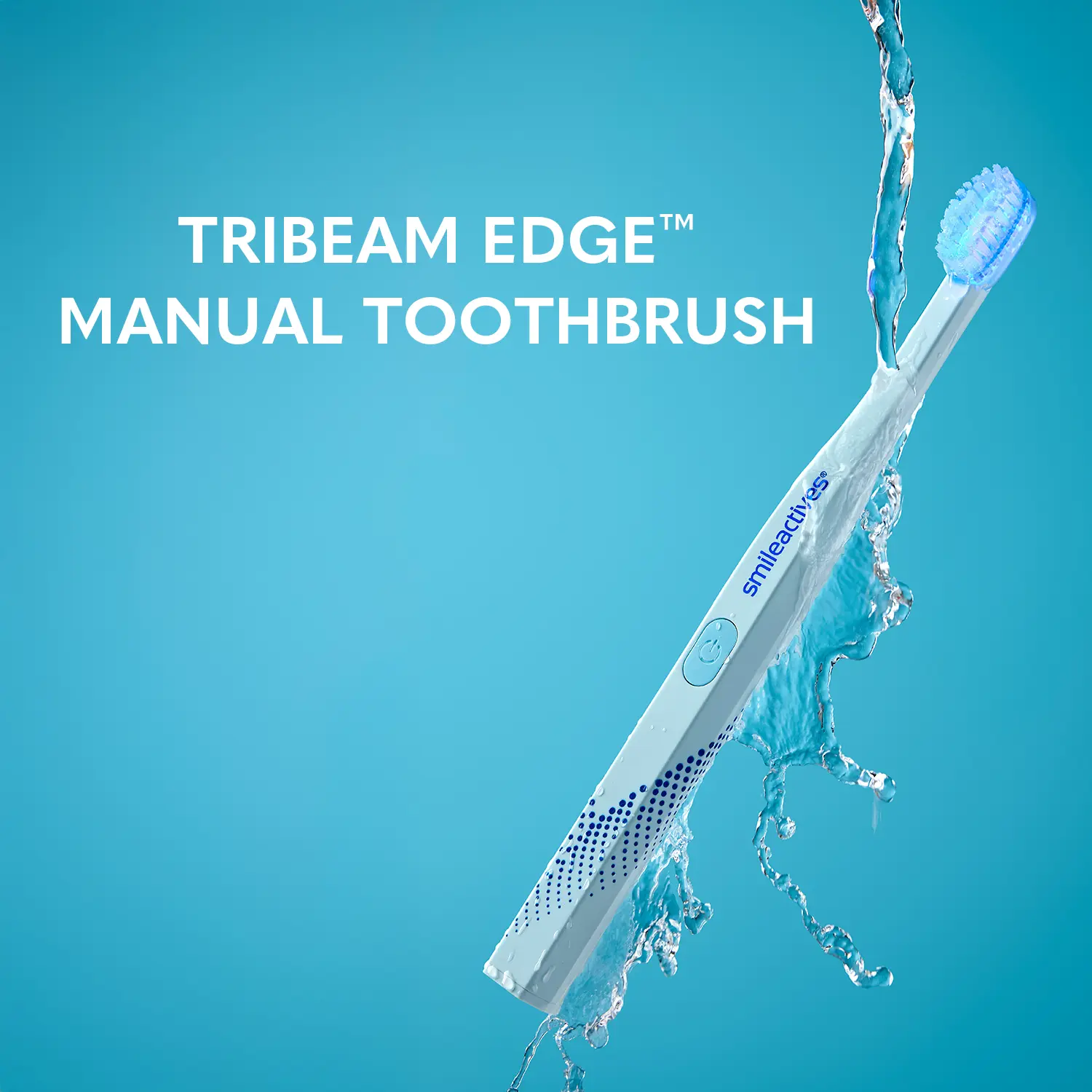 Smile Actives - TriBeam Edge LED Manual Toothbrush Non-Vibrating