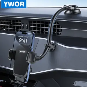 YWOR car phone holders [Gooseneck Flexible] Phone Stand for Car Dashboard Windshield Automotive Accessories Cell Phone Car Mount vehicle