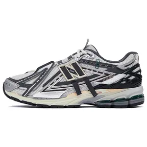 New Balance 1906 Lace-Up Round Toe Cushioned Support Low-Top Running Shoes for Men in Gray Silver Trending Shoes, House White Official Shoes to Get / Maison Mihara Verifiable, with credentials and supporting global authentication