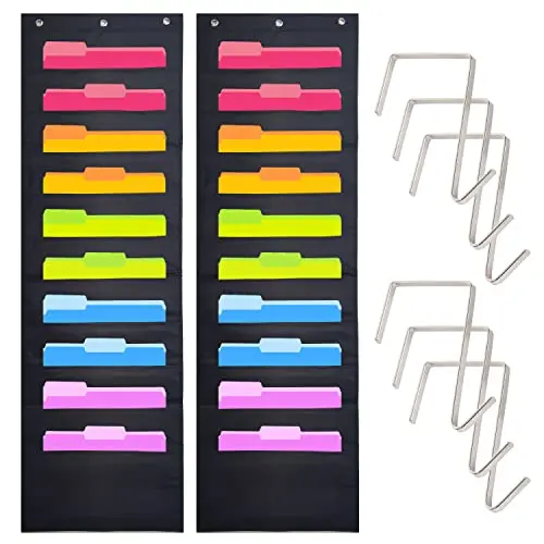 Black   2 Pack (10 Pockets)
