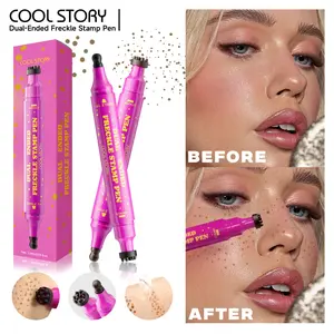Spot Corrector Pen, 3-In-1 Stamp Concealer Brush, Natural Look, Waterproof, Sweatproof, Long-Lasting, Perfect for Makeup Touch-Ups