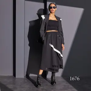 H-4 Women Long Skirt 1676