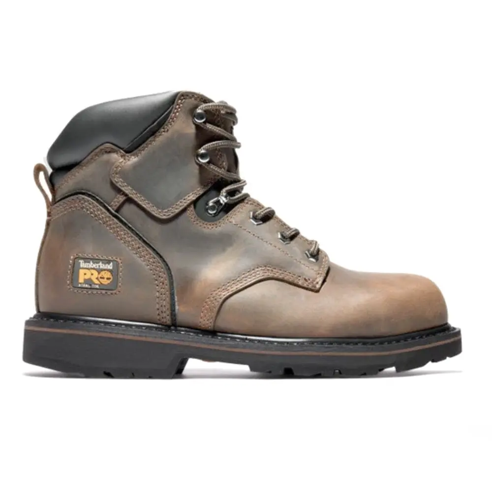 Timberland Pro Mens Pit Boss 6 Inch Electrical Steel Toe Work/Duty - Brown Timberland Pro Mens Pit Boss 6 Inch Electrical Steel Toe Work/Duty - Brown