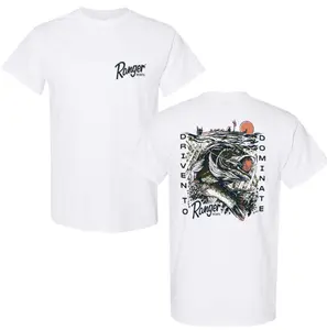 Ranger Boats Graphic Fishing T-Shirt, Outdoor Adventure Tee, Soft Cotton Blend Shirt, Driven to Dominate Apparel for Men & Women, Perfect Gift for Anglers