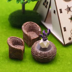 Creative Home Decor Realistic Mini Model Craft Ornament Small Figurine Creative DIY Micro Landscape Decoration Home Decor Accessory Nature Ornaments
