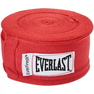 Everlast 180 in Red Pair of Hand Wrap for Boxing and Martial Arts