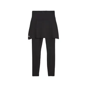 PUMA Womens Modest 2-In-1 Leggings Casual - Black