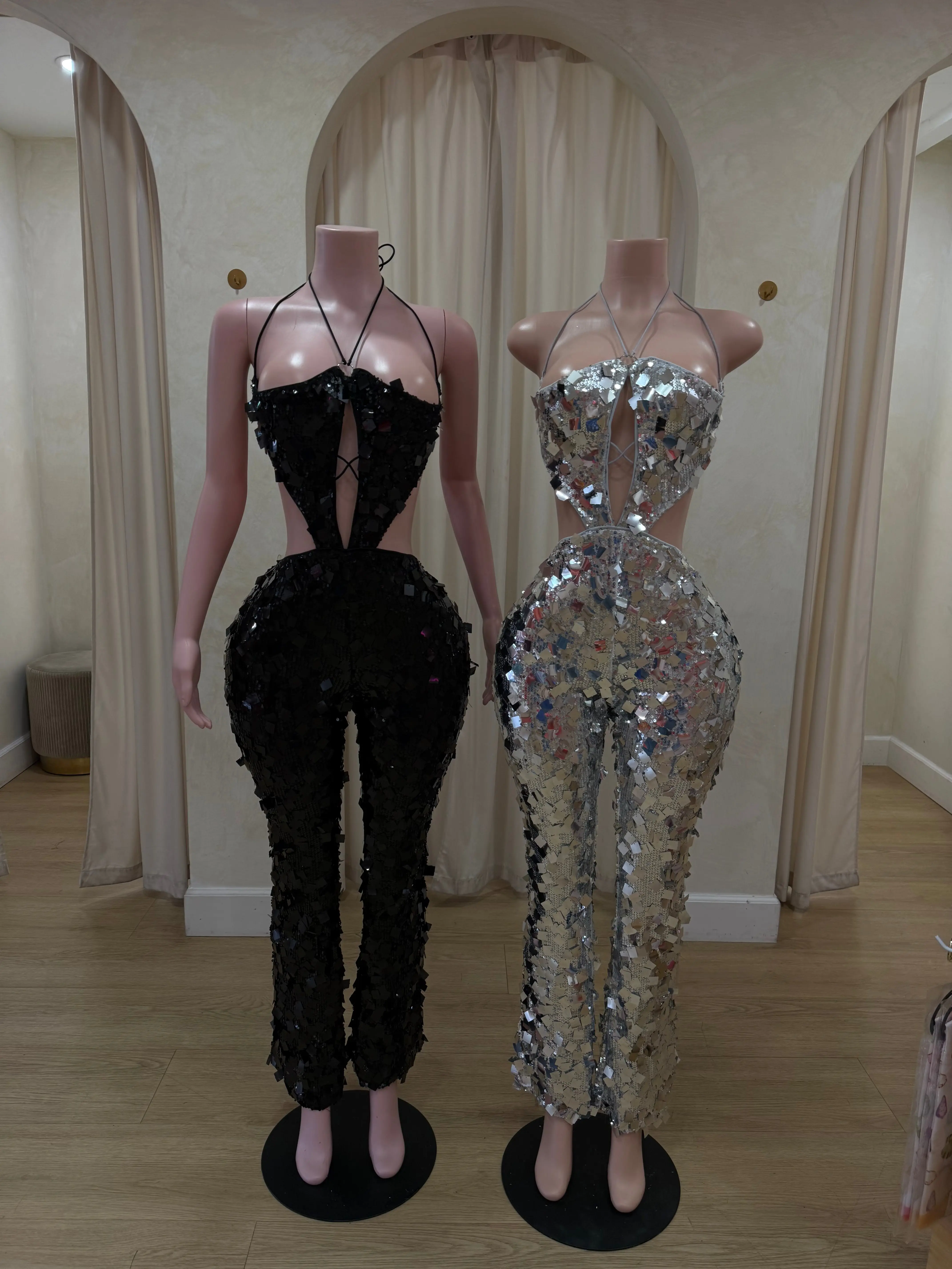 Eclipse Sequin Jumpsuit